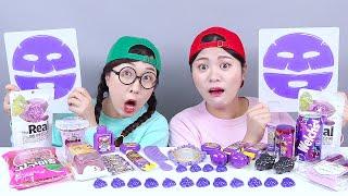 Purple Food Jelly Candy DONA Mukbang