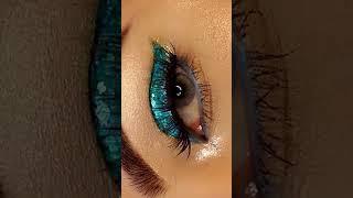 Blue Glitter  Eye Makeup  Unfiltered 