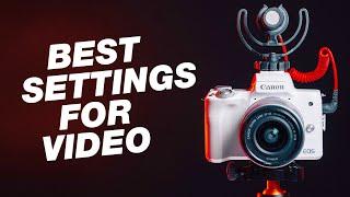 Canon M50 Tutorial: 7 Best Camera Settings for Video