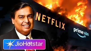 Ambani’s Genius Plan to Become the King of OTT in India | JioHotstar Business case study