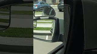 Как подъехать по зеркалу задом к бордюру