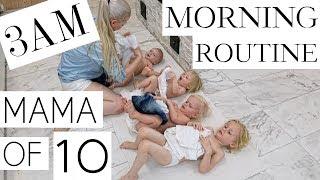 MY MORNING ROUTINE with 10 CHILDREN ( PART 2/3 )