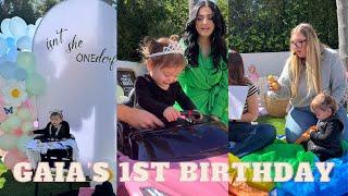 Gaia's 1st Birthday! (Vlog) | Amanda Steele