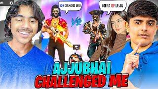 NepAjjubhai Call Me Noob & Challenge For 1 vs 1 50000 Diamonds & Girlfriend Challenge - Laka Gamer