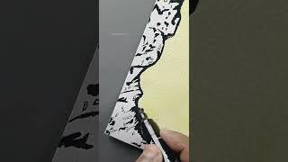 Sunlight spill art scenery drawing #shorts