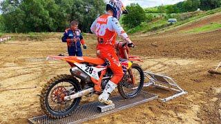 Tom Vialle Riding 2023 KTM 250 SXF Factory