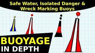 Safe Water, Isolated Danger, Wreck Marking | Buoyage In Depth