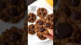 4-ingredient Healthy Cookies #healthyrecipes #healthydessert #snacksrecipe