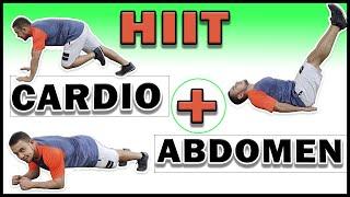 Rutina de ejercicio CARDIO y ABDOMEN - HIIT 20 minutos