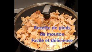 Préparer des pieds de mouton - Recette facile et rapide - Champignons en persillade