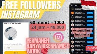 BISA DIULANGBANJIR FOLLOWERS INSTAGRAM GRATIS PERMANEN 2024