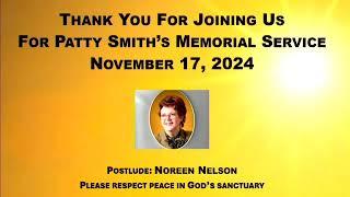 Patty Smith Memorial Service at Clearview SDA Church 11-17-24