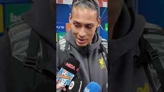 Spanish reporter asks Van Dijk to join Real Madrid!