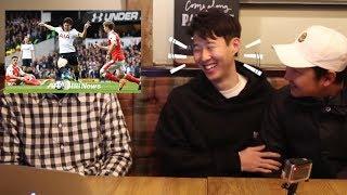 We've showed some Korea's famous football meme to Heungmin Son! l Shoot for love