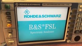 Rohde & Schwarz spectrum analyzer