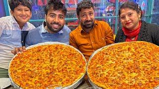 Big Pizza eating challenge 