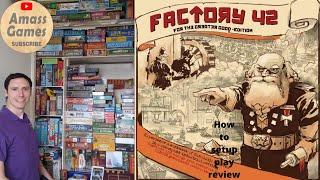 Factory 42 (expansion released in October 2024) Dragon Dawn Productions AmassGames unboxing #teaser