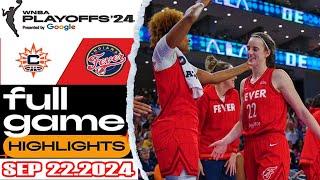 Conecticut Sun VS Indiana Fever  FULL GAME HIGHLIGHTS | PLAY OFF Sep 22, 2024 Women’s Basketball