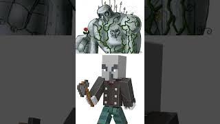 Iron Golem VS All Minecraft mobs#short #viral Credits:Upper Gaming#minecraft