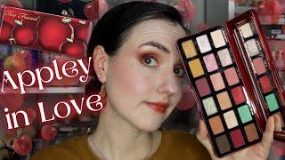 NEW Too Faced APPLEY IN LOVE Palette  Too Faced FALL palette 2024 Swatches, Comparisons + Looks!