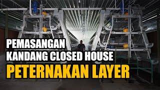 PEMASANGAN ALAT KANDANG AYAM LAYER CAGE A FRAME #peternakanayam #chickenfarm #alatternak #tipsternak