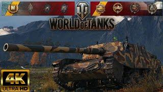 Semovente M43 Bassotto - Fjords map - 11 kills - 5,7k damage World of Tanks replay 4K