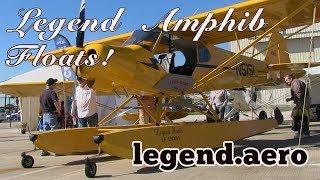 American Legend Cub on Amphib Floats Aircraft Review Deland Sport Aviation Showcase 2017