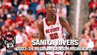 Saniya Rivers 2023-24 Regular Season Highlights | NC State Guard