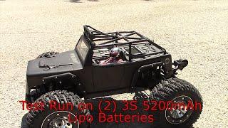 Thunder Tiger Kaiser eMTA Inside Look and Running / Jumping - RC Monster Truck