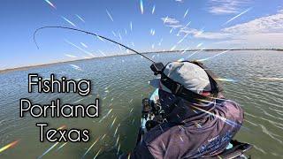 Fishing the Fish Habitat Islands (Portland Tx)