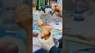 ASMR Painting a $600 Sideshow Statue 