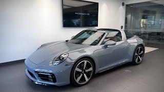 2024 Porsche 911 Targa 4S Arctic Grey | Heritage Design Interior | Walk Around |