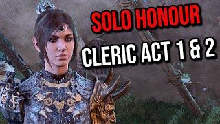 Shadowheart Solo Honour CLERIC Act 1 & 2 - Baldur's Gate 3