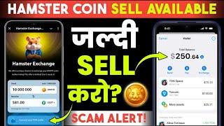  Hamster Kombat Withdrawal In USDT or TON । Hamster Coin Sell । #techinfosunil