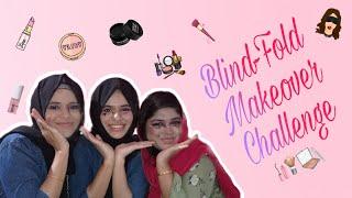 BlindFold MakeOver Challenge || QueenBeezz️