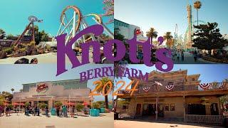 KNOTTS BERRY FARM 2024 - Full Day Adventure - ChrisMichael.Films