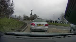 Blythe Bridge Roundabout Crash