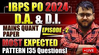 IBPS PO Mains 2024 QUANT PAPER Secrets REVEALED by Harshal Sir ! IBPS PO Mains DI & Data Analysis