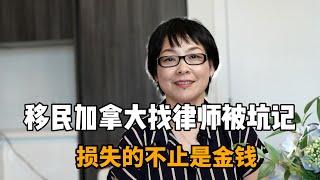 惨痛教训！移民加拿大选错律师掉坑里，损失的不止金钱