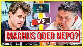 Magnus oder Nepo? Wer gewinnt die Champions Chess Tour 2024?