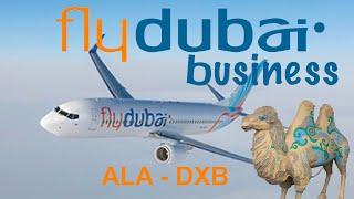 Flydubai business class from Almaty Kazakhstan AMA to Dubai U.A.E. DXB