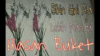 Cara Membuat Bunga Baby Breath || Hiasan Buket