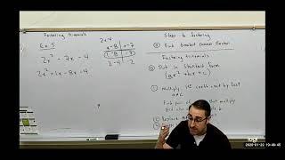 Factoring Trinomial with a=2 All Subtraction