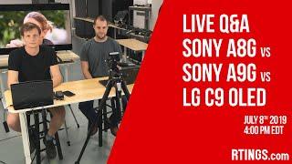 Q&A: Sony A8G vs A9G vs LG C9 OLED Comparison - RTINGS.com