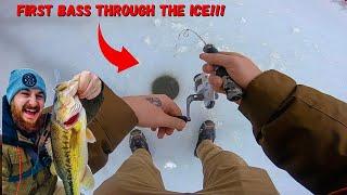 FIRST BASS through the ICE!