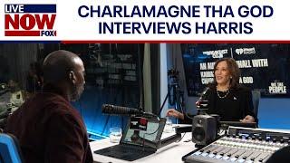 Harris joins Charlamagne tha God, could join Joe Rogan's podcast | LiveNOW from FOX