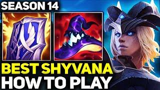 How to Play Shyvana Jungle Gameplay - RANK 1 BEST SHYVANA IN THE WORLD | Season 14 League of Legends