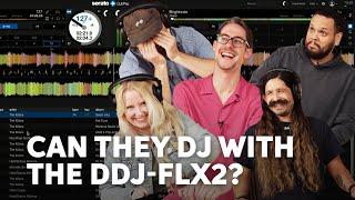 First-time DJs Try the AlphaTheta DDJ-FLX2 DJ Controller