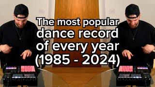 The most popular dance record of every year (1985 - 2024)