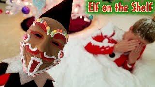 Evil Elf on the Shelf Disquised as Gingerbread Man Buried Our Mom in Snow! Game Master! Day 12